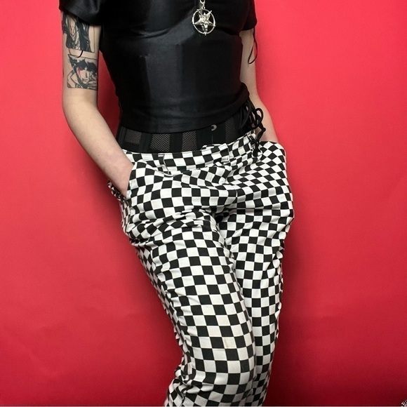 Checkerboard jeans ๐ค๐คโโโโโโโโโโโโโโโโโโ - Picture 3 of 4